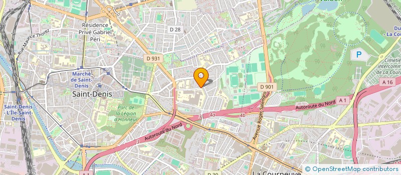 localisation de l'entreprise MADAME MERIEM BAGHDADI  SAINT-DENIS