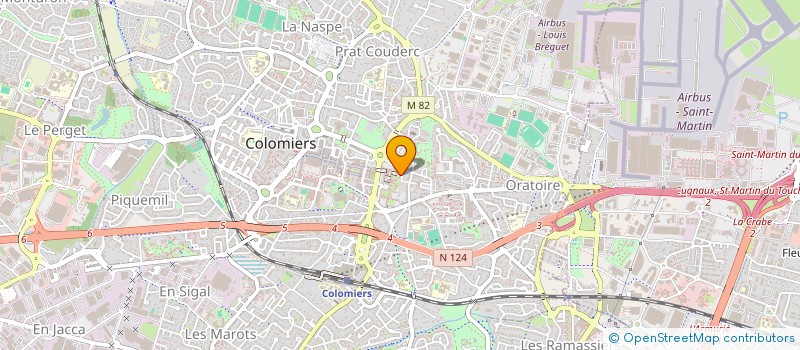 localisation de l'entreprise MADAME MERIEM BELHAJ à COLOMIERS