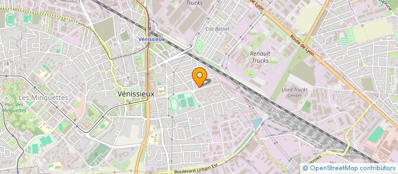 localisation de l'entreprise MADAME MERIEM BELHAJ  VENISSIEUX