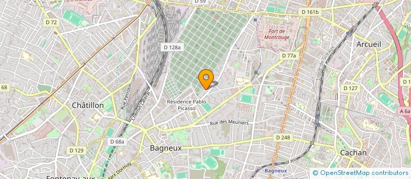 localisation de l'entreprise MADAME MERIEM BEN BELGACEM à BAGNEUX