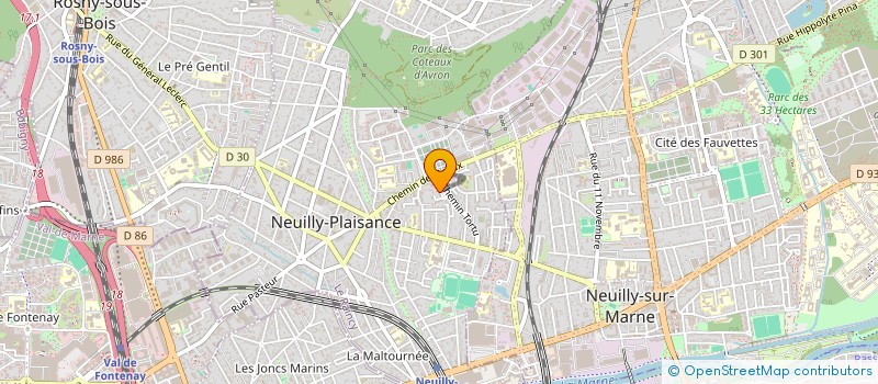 localisation de l'entreprise MADAME MERIEM BEN TADJ  NEUILLY-PLAISANCE