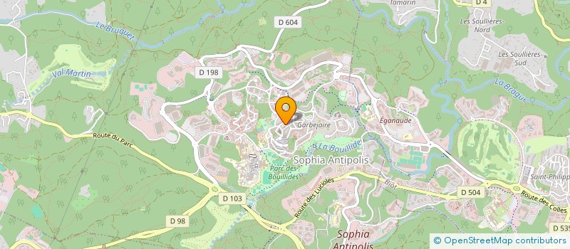 localisation de l'entreprise MADAME MERIEM BENAHMED à VALBONNE