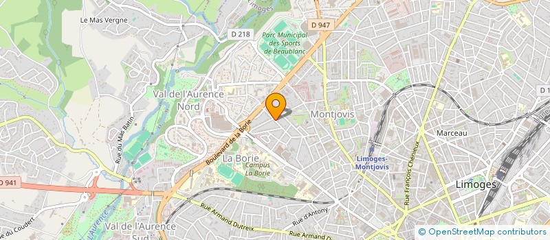 localisation de l'entreprise MADAME MERIEM BENMEHEL à LIMOGES