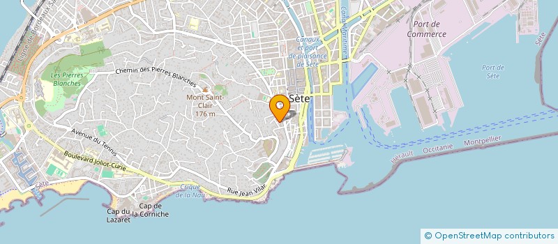 localisation de l'entreprise MADAME MERIEM BENSEBAINI à SETE