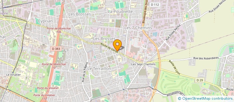 localisation de l'entreprise MADAME MERIEM BENSOUKEHAL  VAULX-EN-VELIN