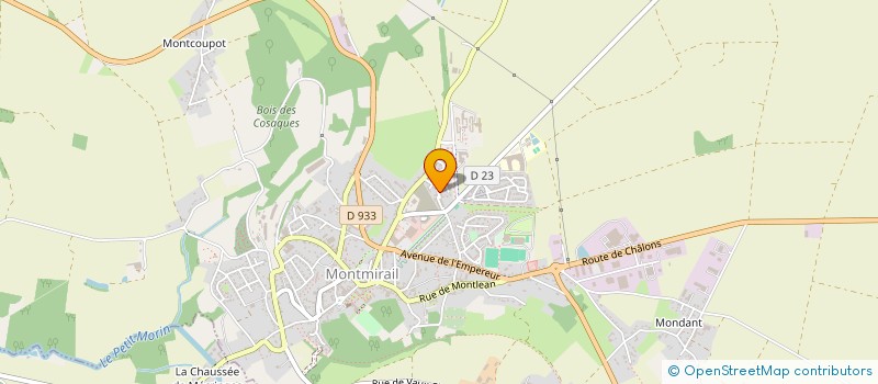 localisation de l'entreprise MADAME MERIEM BOUDJEMAI à MONTMIRAIL