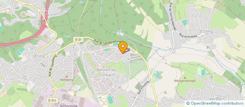 localisation de l'entreprise MADAME MERIEM BOUGRAM  BEHREN-LES-FORBACH