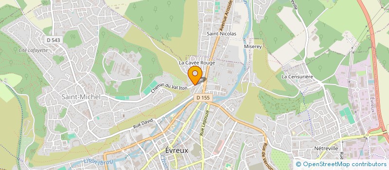 localisation de l'entreprise MADAME MERIEM BOUHALLA  EVREUX