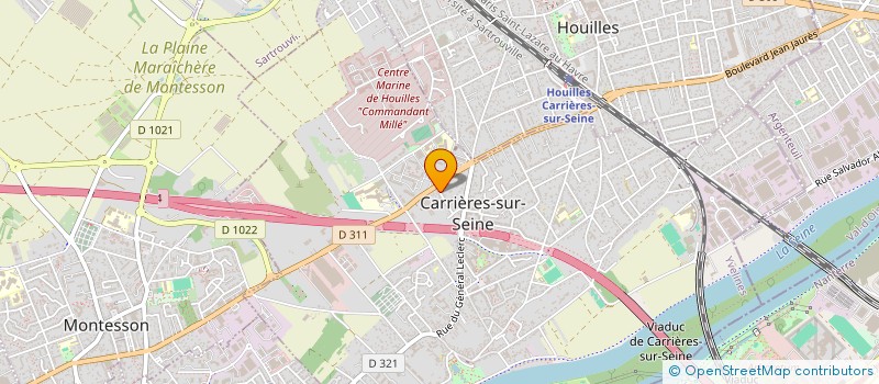 localisation de l'entreprise MADAME MERIEM BOUKELA à CARRIERES-SUR-SEINE