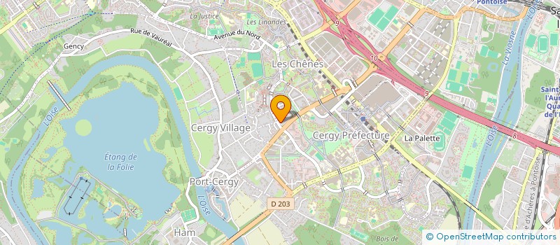 localisation de l'entreprise MADAME MERIEM BOUREBABA  PONTOISE