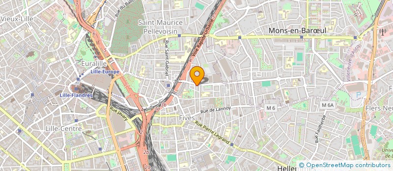 localisation de l'entreprise MADAME MERIEM BOUZIR à LILLE