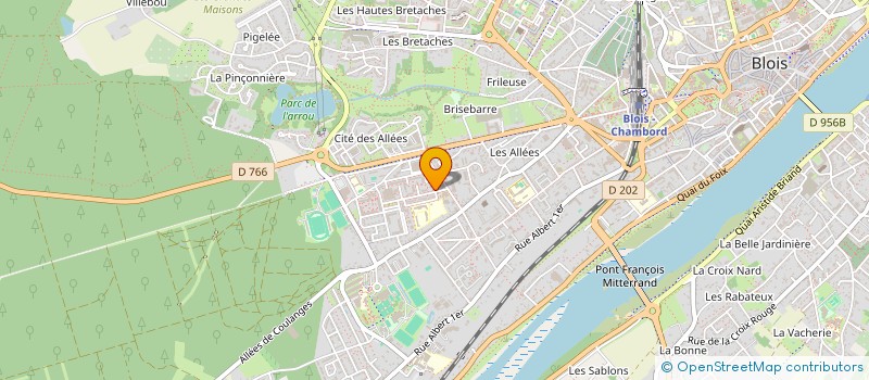 localisation de l'entreprise MADAME MERIEM BOUZOUBAA CHIGUER  BLOIS