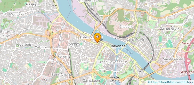 localisation de l'entreprise MADAME MERIEM BOUZOULA à BAYONNE