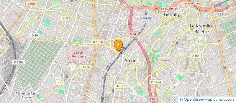 localisation de l'entreprise MADAME MERIEM CHRAIBI à ARCUEIL