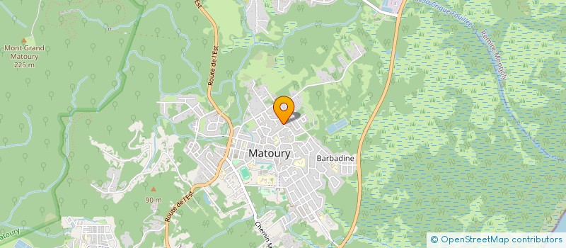 localisation de l'entreprise MADAME MERIEM DHOUIBI  MATOURY