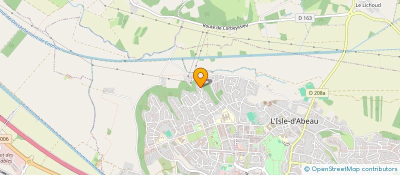 localisation de l'entreprise MADAME MERIEM DJAFAR  L'ISLE-D'ABEAU