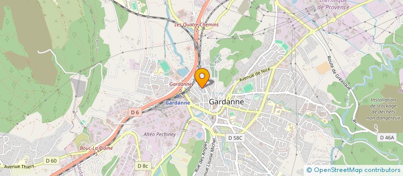 localisation de l'entreprise MADAME MERIEM EL ADRAA MOHAMMEDI à GARDANNE
