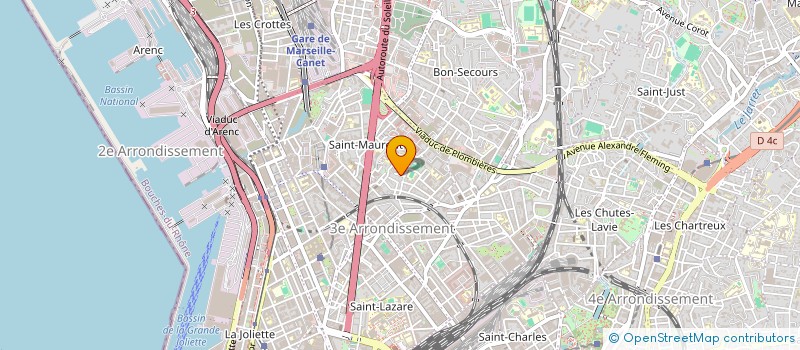 localisation de l'entreprise MADAME MERIEM EL ALLAM à MARSEILLE