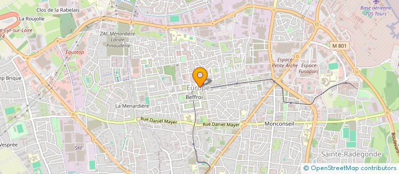 localisation de l'entreprise MADAME MERIEM EL HITMI  TOURS