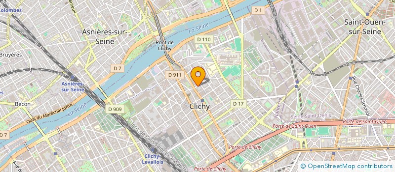 localisation de l'entreprise MADAME MERIEM ER RAJY à CLICHY