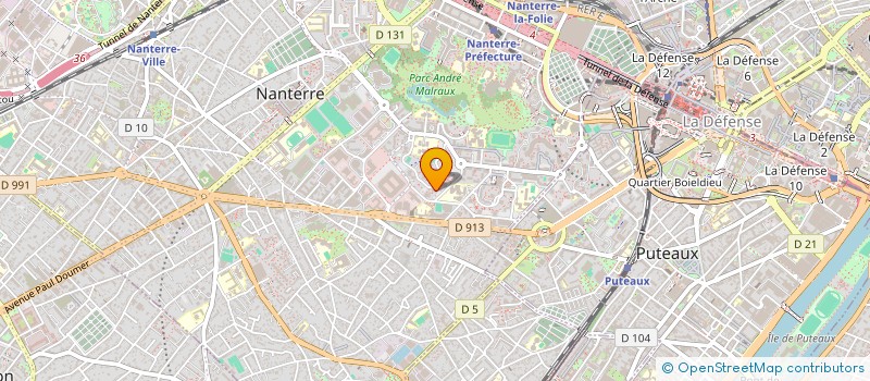 localisation de l'entreprise MADAME MERIEM FARIH à NANTERRE