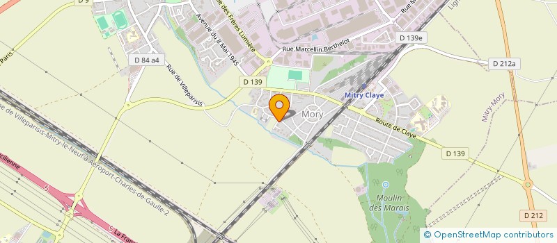localisation de l'entreprise MADAME MERIEM GHENIMI à MITRY-MORY