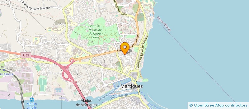 localisation de l'entreprise MADAME MERIEM GHERAB à MARTIGUES