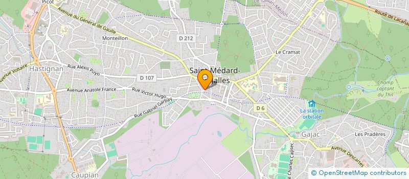 localisation de l'entreprise MADAME MERIEM GHEZALI à SAINT-MEDARD-EN-JALLES