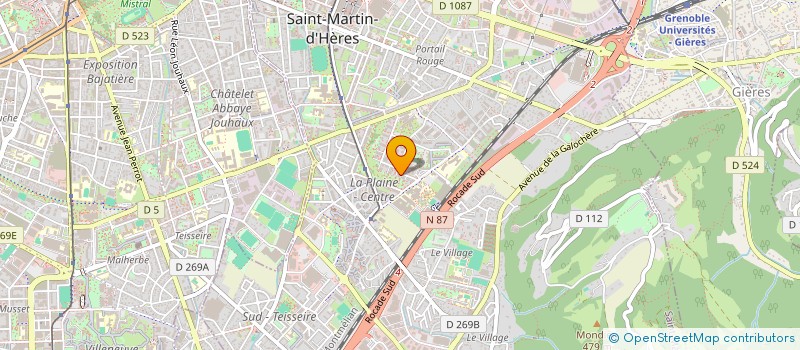 localisation de l'entreprise MADAME MERIEM GUERRICHE  SAINT-MARTIN-D'HERES