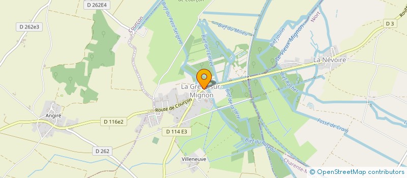 localisation de l'entreprise MADAME MERIEM HAMDI  LA GREVE-SUR-MIGNON