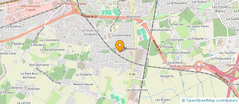 localisation de l'entreprise MADAME MERIEM HAMI  JOUE-LES-TOURS