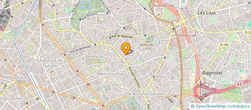 localisation de l'entreprise MADAME MERIEM HANOUTI  PARIS