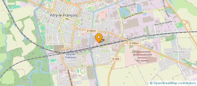 localisation de l'entreprise MADAME MERIEM HELIMI à VITRY-LE-FRANCOIS
