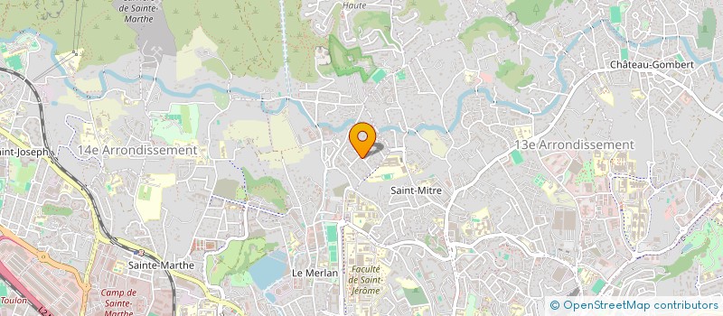 localisation de l'entreprise MADAME MERIEM ISSOLAH  MARSEILLE 14EME