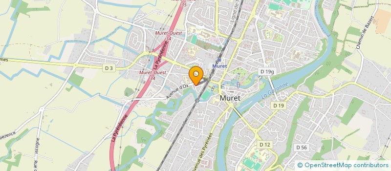 localisation de l'entreprise MADAME MERIEM KADA  MURET