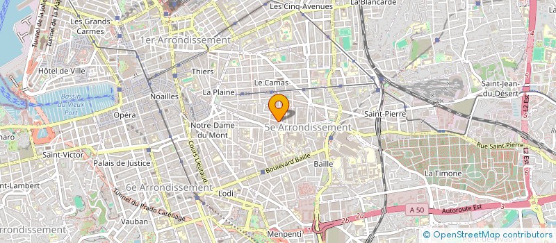localisation de l'entreprise MADAME MERIEM KADI  MARSEILLE