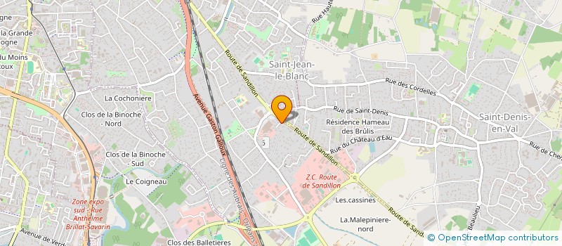 localisation de l'entreprise MADAME MERIEM KEHLAIL à SAINT-JEAN-LE-BLANC