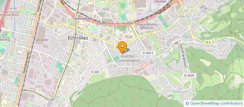 localisation de l'entreprise MADAME MERIEM KHELFA à ECHIROLLES