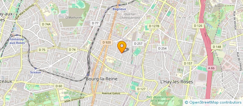 localisation de l'entreprise MADAME MERIEM KHELIFI à BOURG-LA-REINE