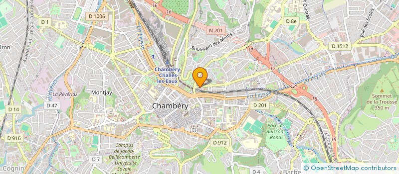 localisation de l'entreprise MADAME MERIEM KHERBACHE à CHAMBERY