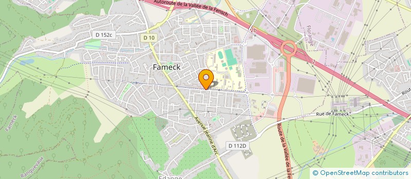 localisation de l'entreprise MADAME MERIEM LABYB  FAMECK