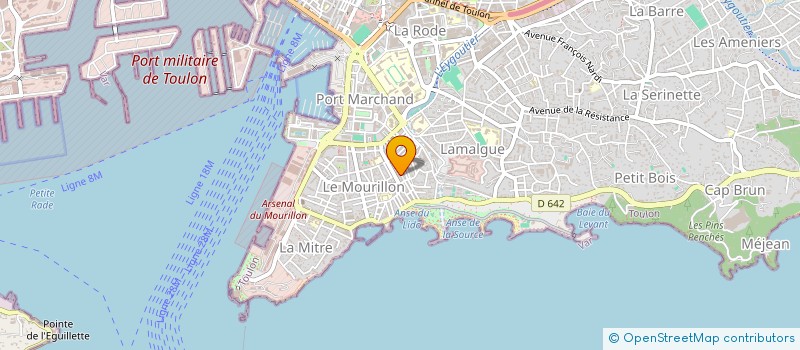 localisation de l'entreprise MADAME MERIEM LACHEMI à TOULON