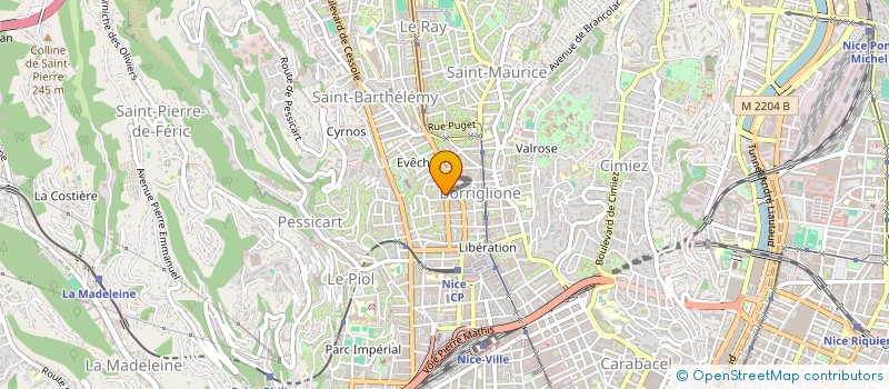 localisation de l'entreprise MADAME MERIEM MAAROUF à NICE