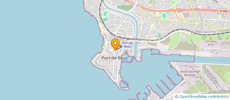 localisation de l'entreprise MADAME MERIEM MAKHLOUF à PORT-DE-BOUC
