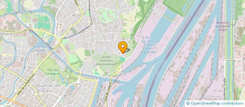 localisation de l'entreprise MADAME MERIEM MARNISSI à STRASBOURG
