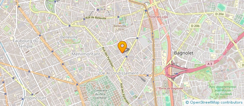 localisation de l'entreprise MADAME MERIEM MARSLI  PARIS