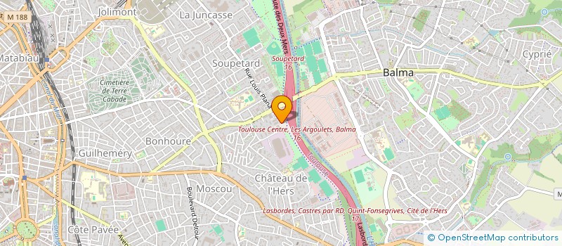localisation de l'entreprise MADAME MERIEM MEDJEBER à TOULOUSE