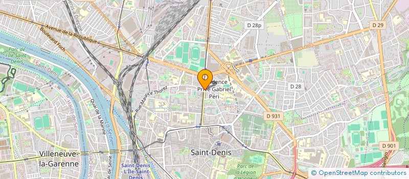 localisation de l'entreprise MADAME MERIEM MEDKOUR à SAINT-DENIS