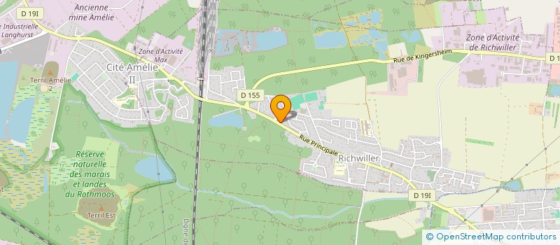 localisation de l'entreprise MADAME MERIEM MENIDJEL  RICHWILLER