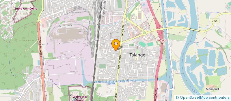 localisation de l'entreprise MADAME MERIEM MOAD à TALANGE